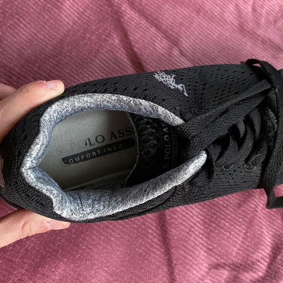 Polo assn navy black and silver running shoes - Picture 4 of 6